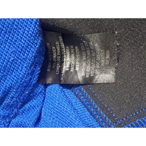 Kerrits Womens Pants Blue Equestrian Performance Riding Tights With Black Panels - Picture 11 of 11